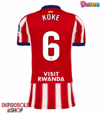 Atletico Madrid Koke #6 Hjemmebanetrøje Dame 2026-27 Kort ærmer Atletico Madrid Koke #6 Hjemmebanetrøje Dame 2026-27 Kort ærmer